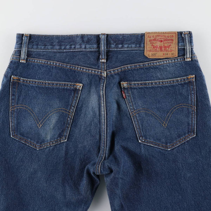 Levi's 505 STRAIGHT FIT tapered denim pants for men, size w34 / eaa504884