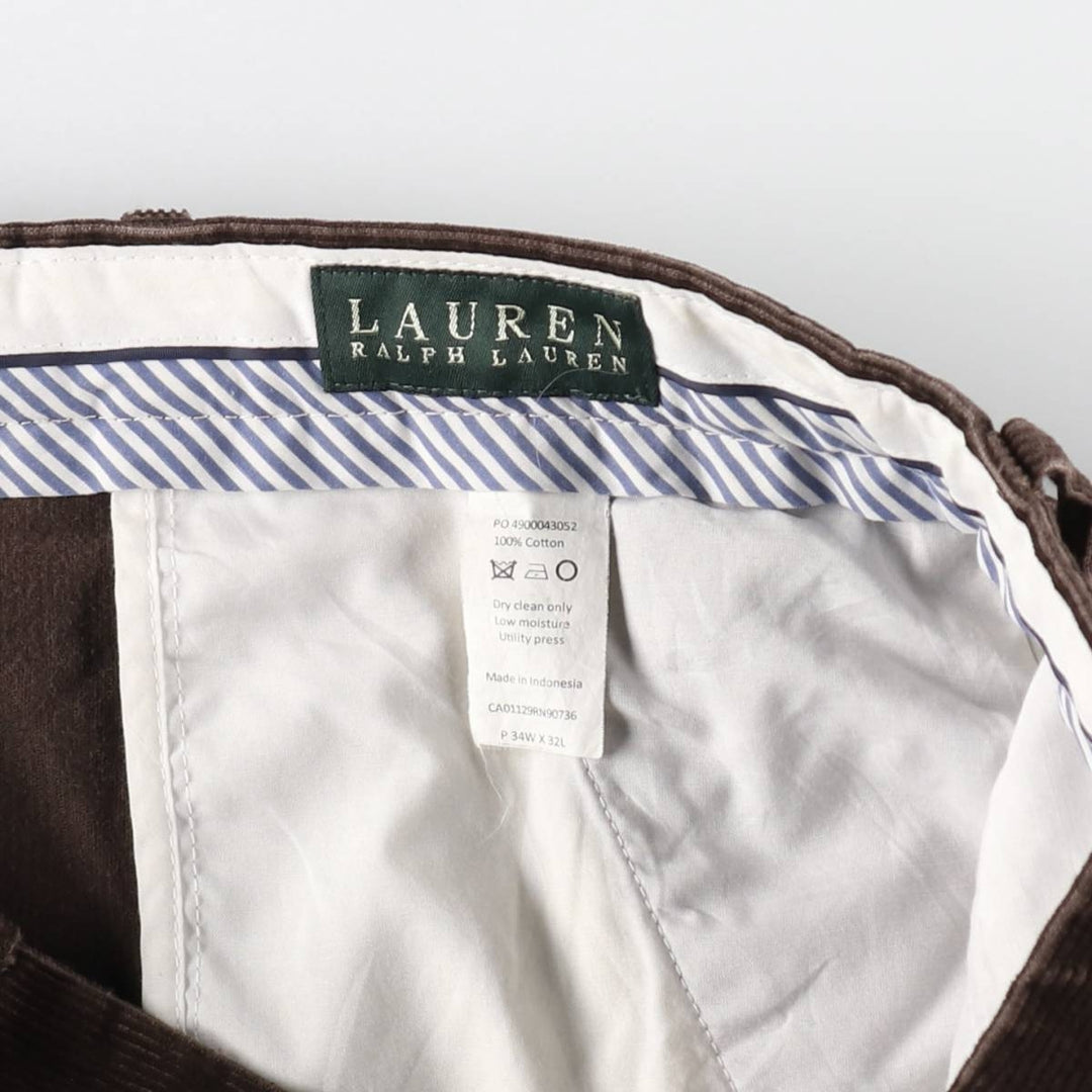Ralph Lauren LAUREN Corduroy pants for men, size W34 equivalent / eaa504896