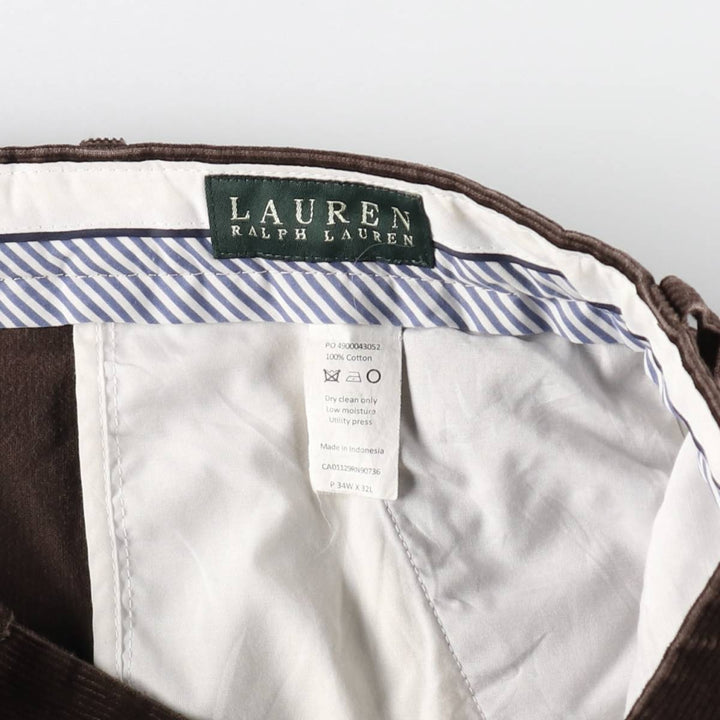 Ralph Lauren LAUREN Corduroy pants for men, size W34 equivalent / eaa504896