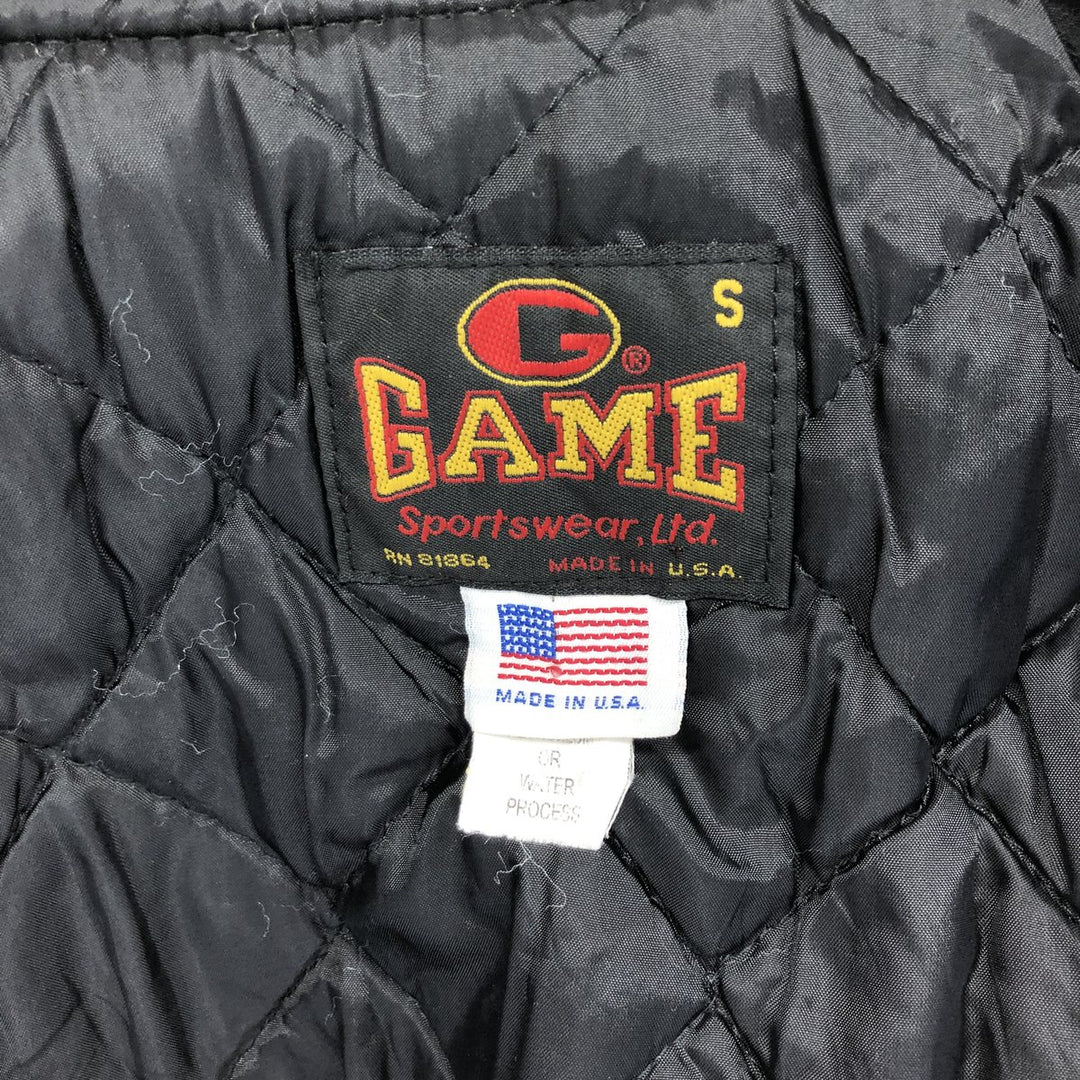 90'S GAME SPORTS WEAR Wool Stadium Jacket Award Jacket Varsity Jacket Made in USA Men's S Size Vintage /eaa504927