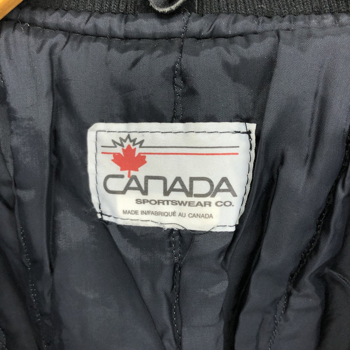 CANADA SPORTSWEAR WARRIORS Embroidered Wool Stadium Jacket Award Jacket Varsity Jacket Made in Canada Men's XL /eaa504932