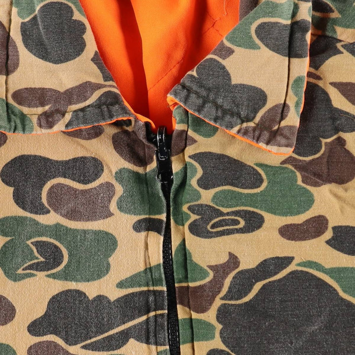 Camouflage Duck Hunter Camo Reversible Hunting Jacket Made in USA Men's M Vintage /eaa504956