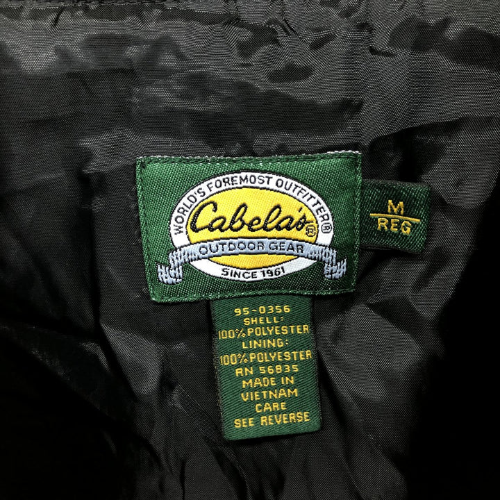 90'S Cabelas V-neck warm-up pullover, men's size M, vintage / eaa504998