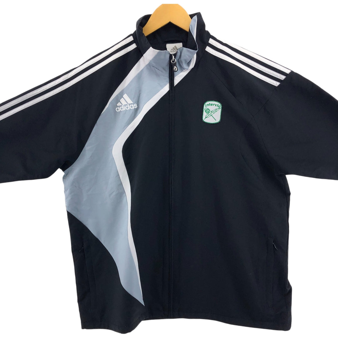 00'S Adidas Back Print Windbreaker Men's L size / eaa505000