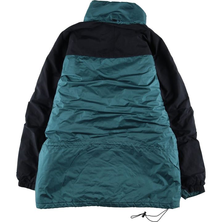 70s~80'S LL Bean Gore-Tex padded mountain jacket, shell jacket, puffer jacket, men's size L Nylon Green type dark green Vintage Second Hand