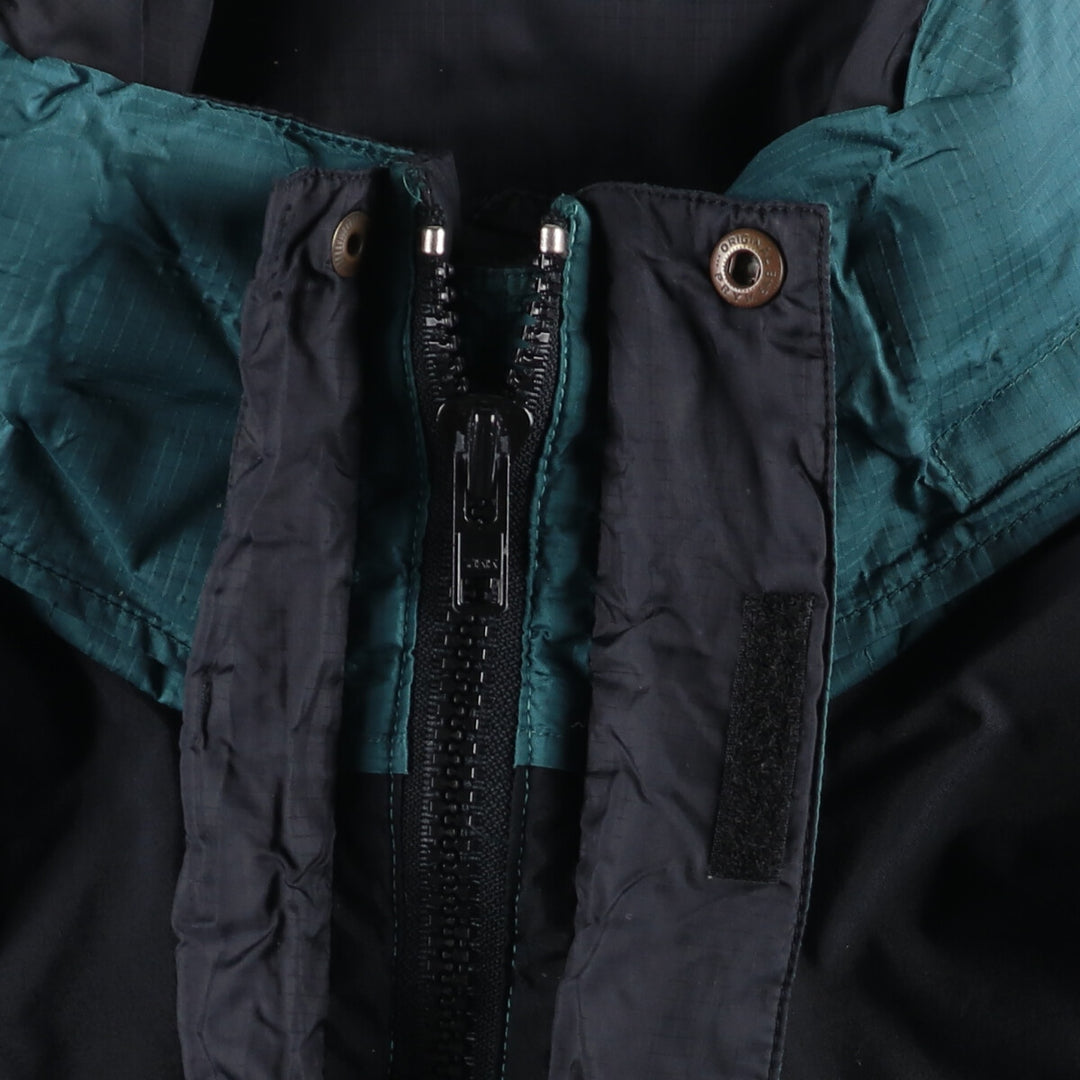 70s~80'S LL Bean Gore-Tex padded mountain jacket, shell jacket, puffer jacket, men's size L Nylon Green type dark green Vintage Second Hand