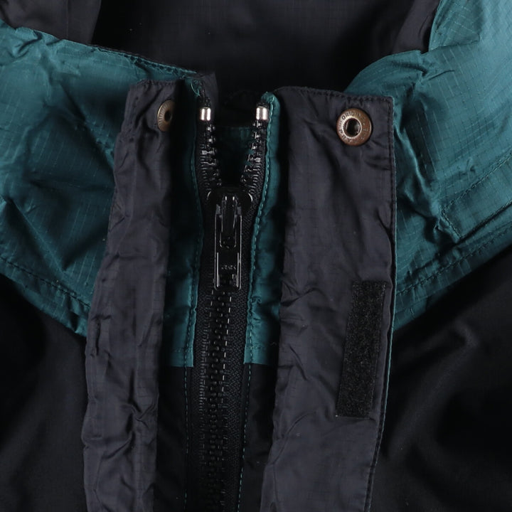 70s~80'S LL Bean Gore-Tex padded mountain jacket, shell jacket, puffer jacket, men's size L Nylon Green type dark green Vintage Second Hand