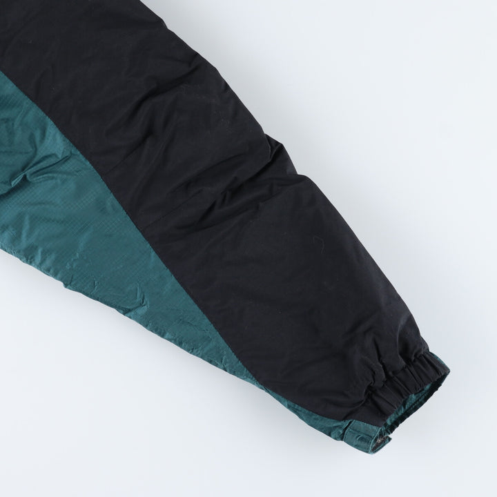 70s~80'S LL Bean Gore-Tex padded mountain jacket, shell jacket, puffer jacket, men's size L Nylon Green type dark green Vintage Second Hand