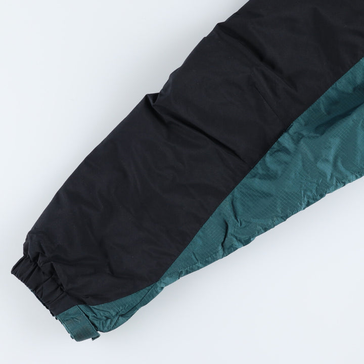 70s~80'S LL Bean Gore-Tex padded mountain jacket, shell jacket, puffer jacket, men's size L Nylon Green type dark green Vintage Second Hand