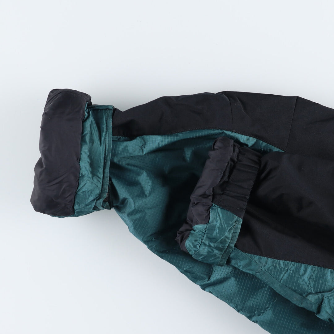 70s~80'S LL Bean Gore-Tex padded mountain jacket, shell jacket, puffer jacket, men's size L Nylon Green type dark green Vintage Second Hand