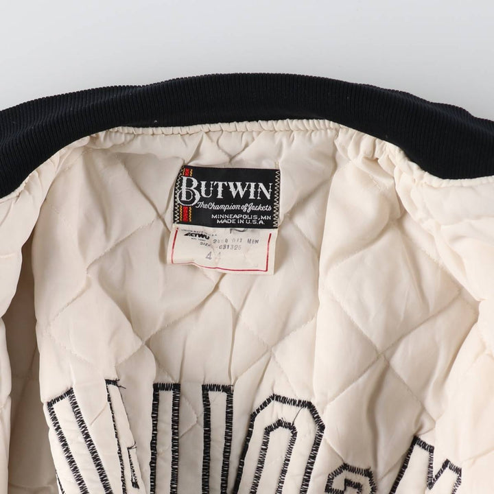 80'S BUTWIN College Stadium Jacket Award Jacket Varsity Jacket Made in USA Men's L size /eaa505068