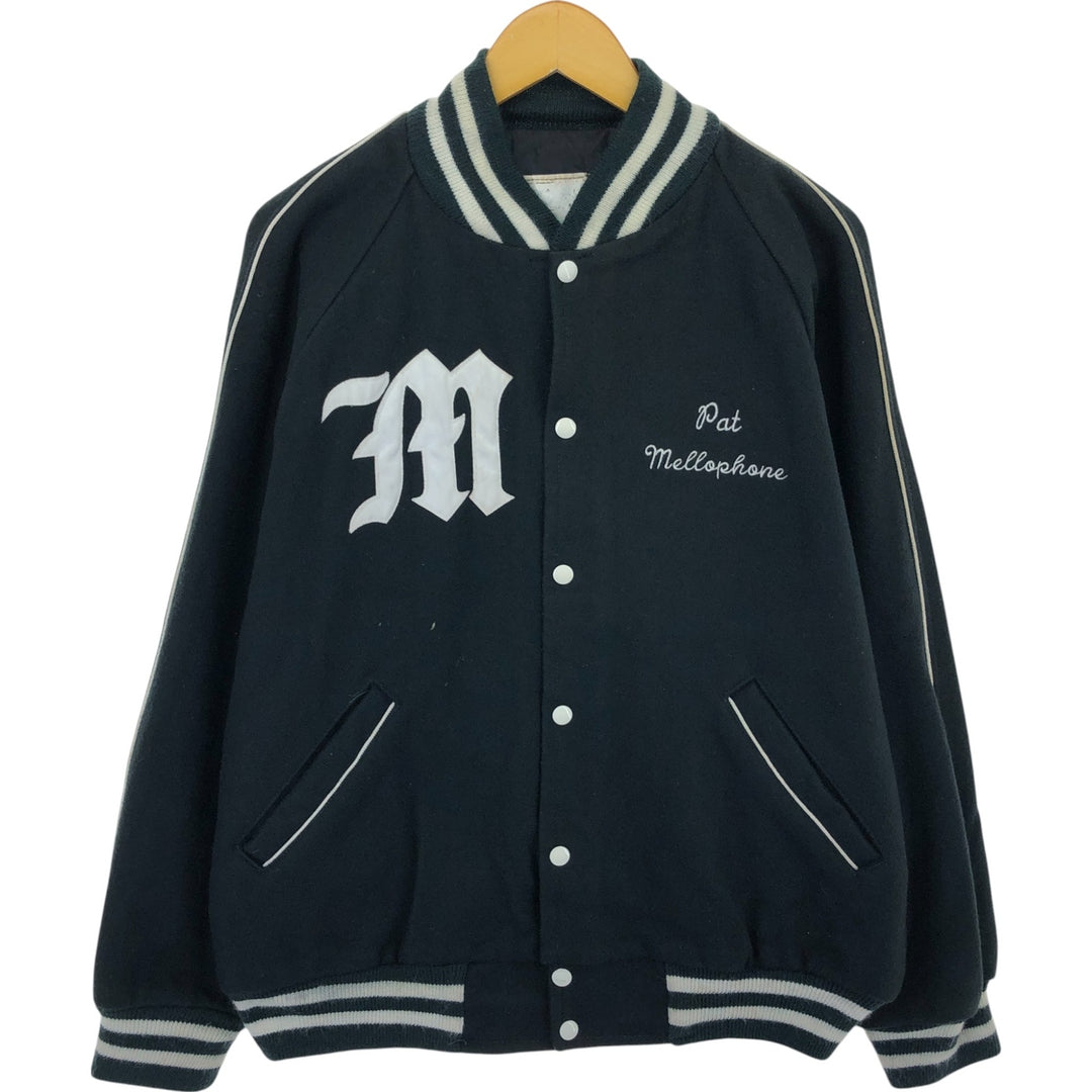 Back logo wool varsity jacket award jacket varsity jacket men's size L /eaa505090