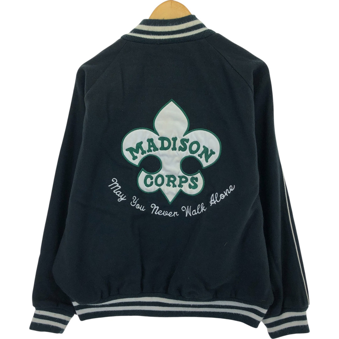 Back logo wool varsity jacket award jacket varsity jacket men's size L /eaa505090