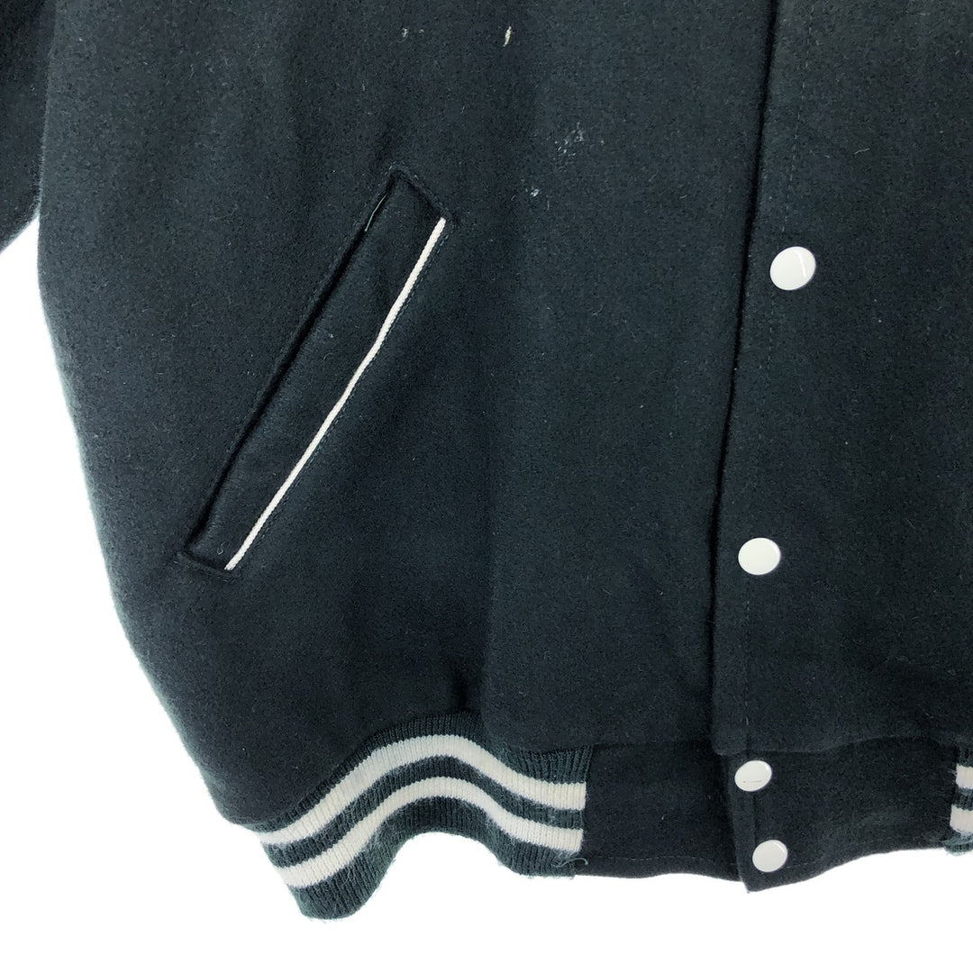 Back logo wool varsity jacket award jacket varsity jacket men's size L /eaa505090