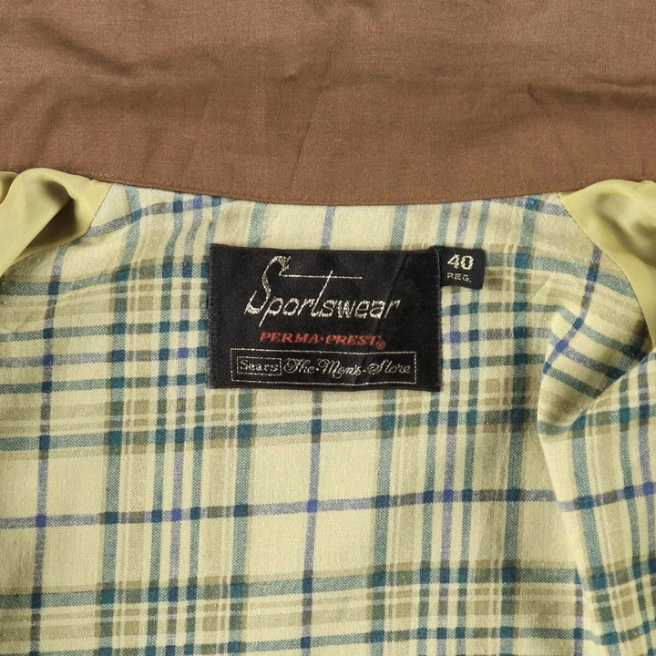 70'S Sears SPORTSWEAR Harrington Jacket Swing Top Men's Size L Vintage /eaa505136