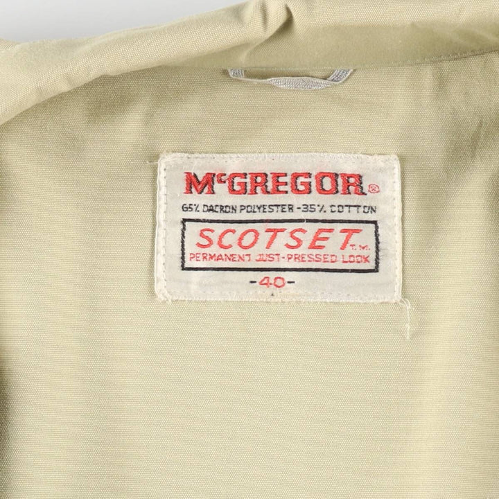 70'S McGREGOR SCOTSET Harrington Jacket Swing Top Men's L Size Vintage /eaa505137