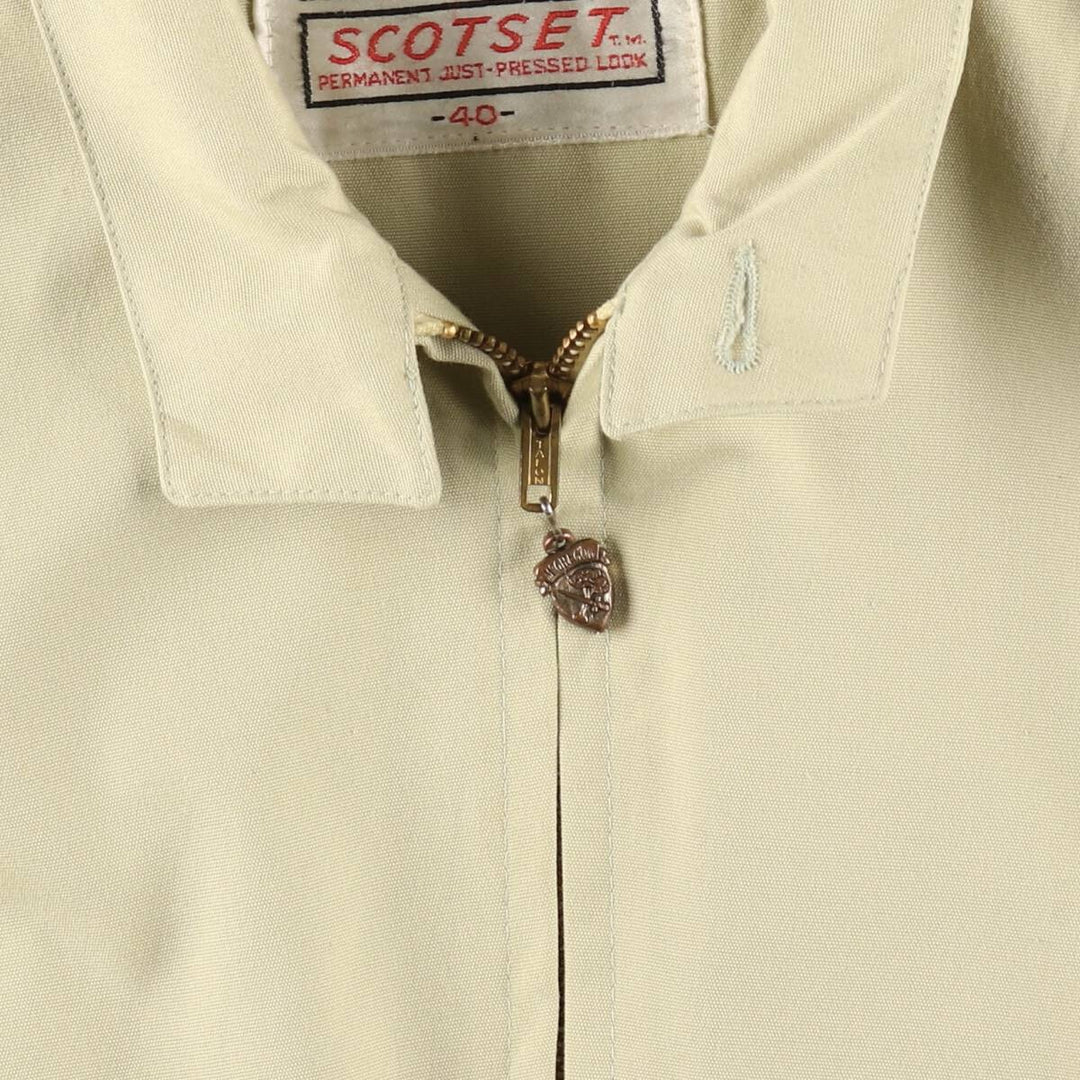 70'S McGREGOR SCOTSET Harrington Jacket Swing Top Men's L Size Vintage /eaa505137