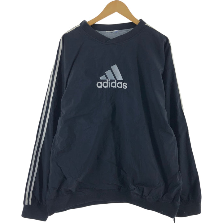 Big size adidas V-neck warm-up pullover, equivalent to men's XXXL / eaa505149