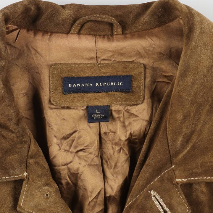 Banana Republic Suede Leather Jacket Men's Size L / eaa505159