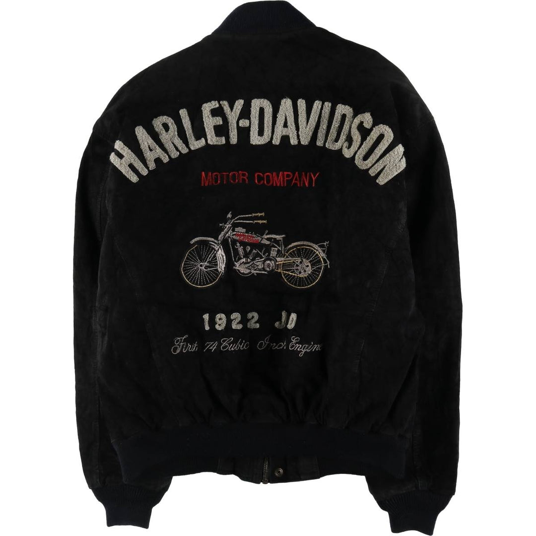 Harley-Davidson Suede Leather Blouson Men's Size L / eaa505160