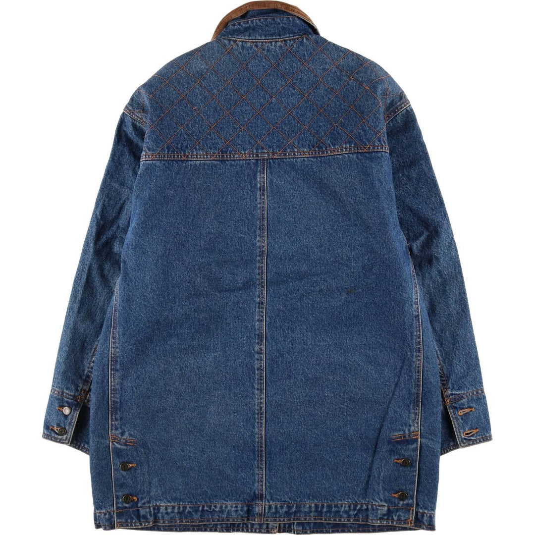 80'S Banana Republic Denim Coveralls Women's M Size Vintage cotton blue type Vintage Second Hand