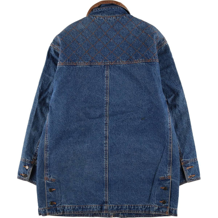 80'S Banana Republic Denim Coveralls Women's M Size Vintage cotton blue type Vintage Second Hand