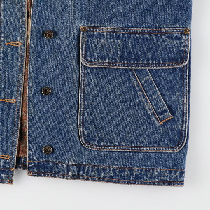 80'S Banana Republic Denim Coveralls Women's M Size Vintage cotton blue type Vintage Second Hand