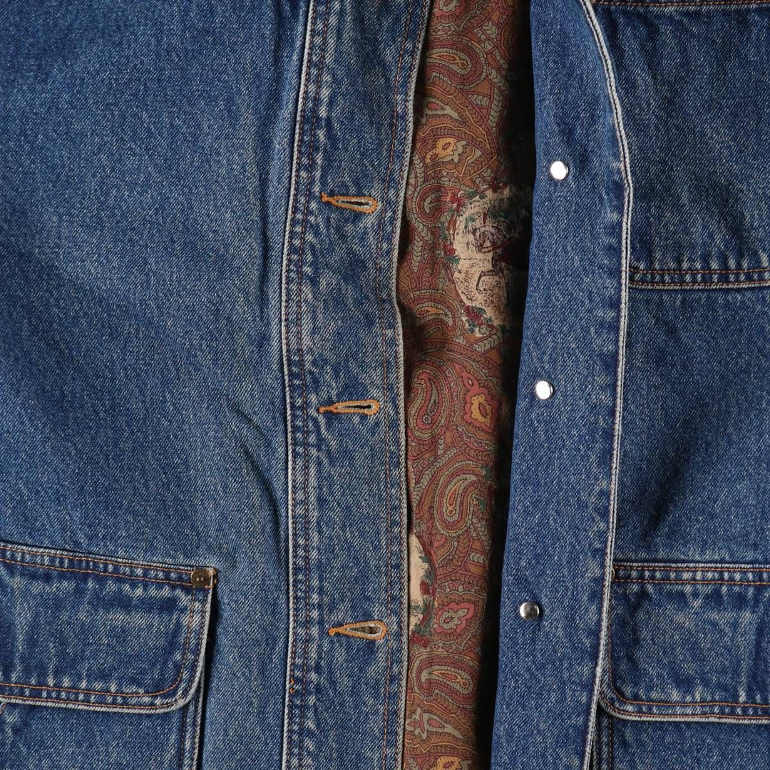 80'S Banana Republic Denim Coveralls Women's M Size Vintage cotton blue type Vintage Second Hand