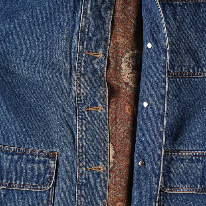 80'S Banana Republic Denim Coveralls Women's M Size Vintage cotton blue type Vintage Second Hand