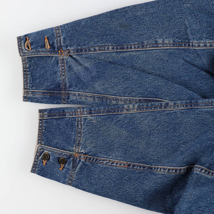 80'S Banana Republic Denim Coveralls Women's M Size Vintage cotton blue type Vintage Second Hand