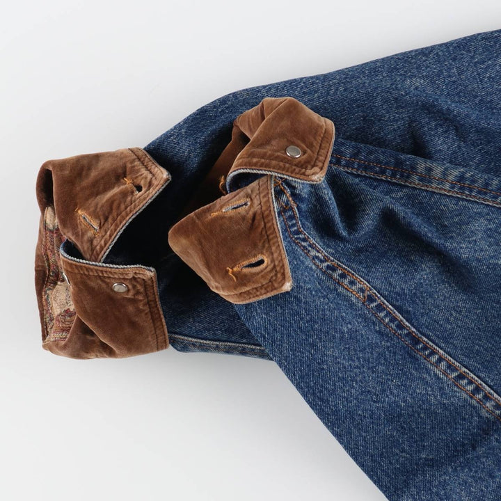 80'S Banana Republic Denim Coveralls Women's M Size Vintage cotton blue type Vintage Second Hand