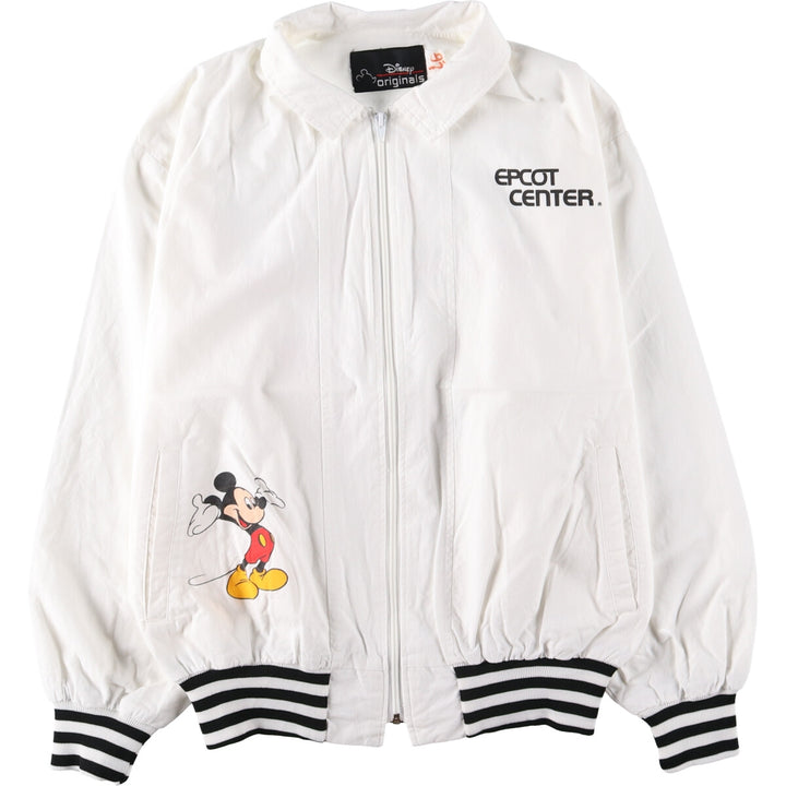 90'S DISNEY ORIGINALS MICKEY MOUSE Mickey Mouse cotton blouson men's size M vintage /eaa505182