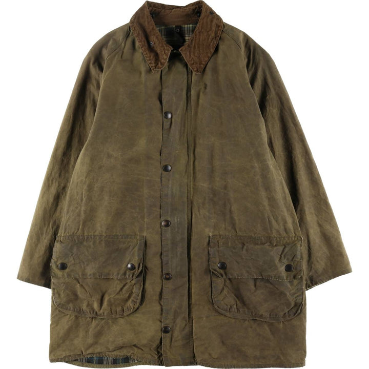 80'S Barbour GAMEFAIR 2 Warrant Waxed Cotton Oiled Jacket Made in England 40in Men's M Vintage /eaa505186