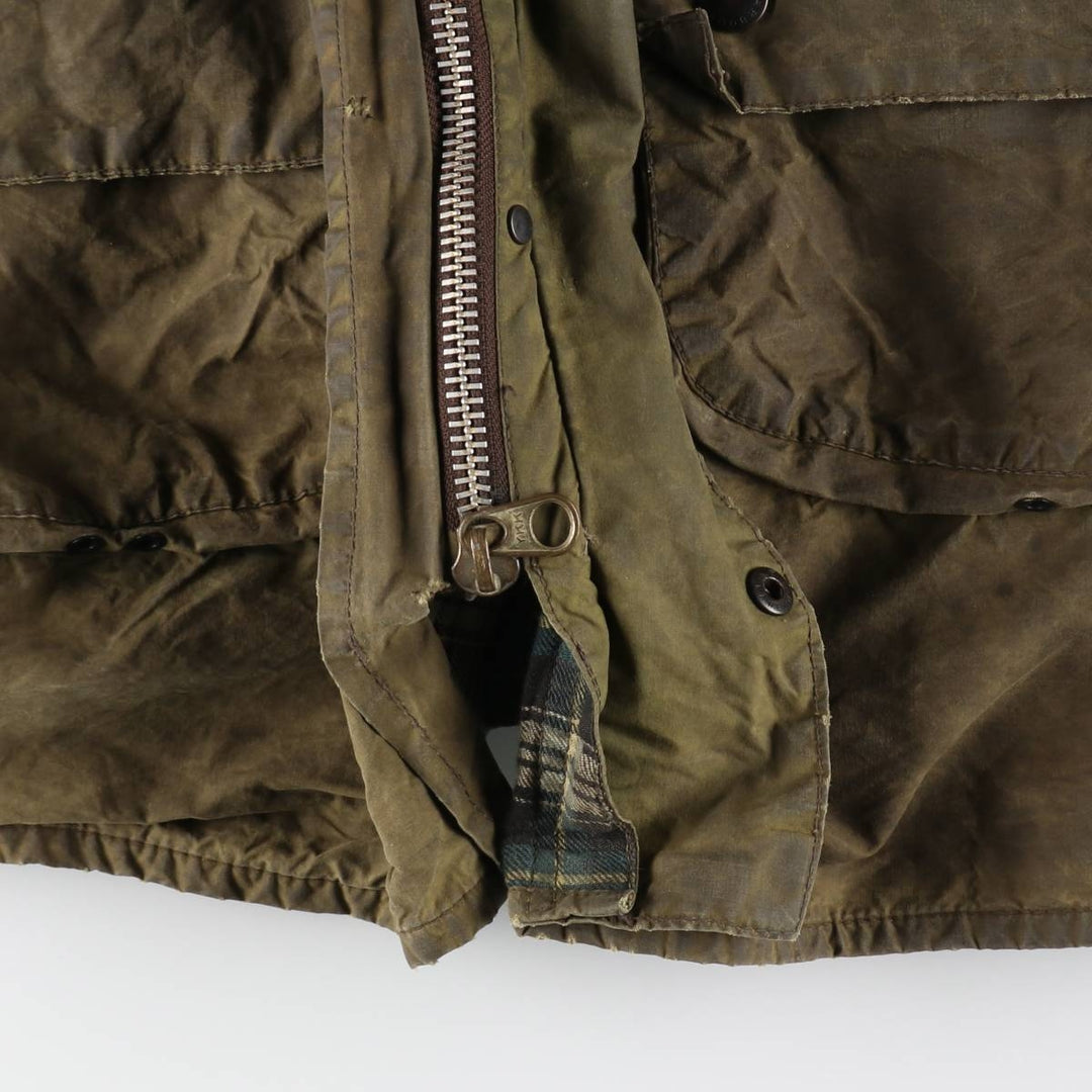 80'S Barbour GAMEFAIR 2 Warrant Waxed Cotton Oiled Jacket Made in England 40in Men's M Vintage /eaa505186