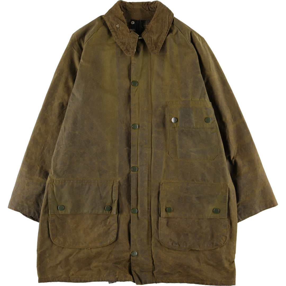 70s~80'S Barbour SOLWAY ZIPPER 1 Warrant Waxed Cotton Oiled Jacket Made in England Size 40 Men's M Vintage /eaa505187