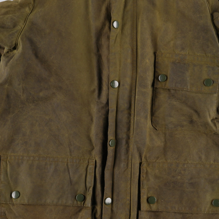 70s~80'S Barbour SOLWAY ZIPPER 1 Warrant Waxed Cotton Oiled Jacket Made in England Size 40 Men's M Vintage /eaa505187