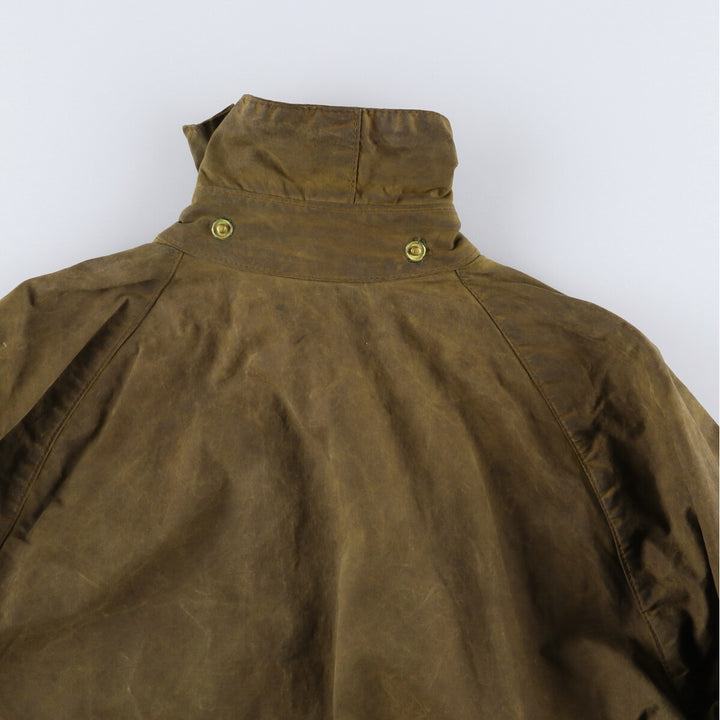 70s~80'S Barbour SOLWAY ZIPPER 1 Warrant Waxed Cotton Oiled Jacket Made in England Size 40 Men's M Vintage /eaa505187