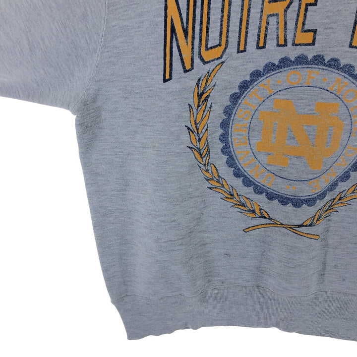 90'S Champion NOTRE DAME University of Notre Dame College Sweatshirt, Made in USA, Men's L size /eaa505241