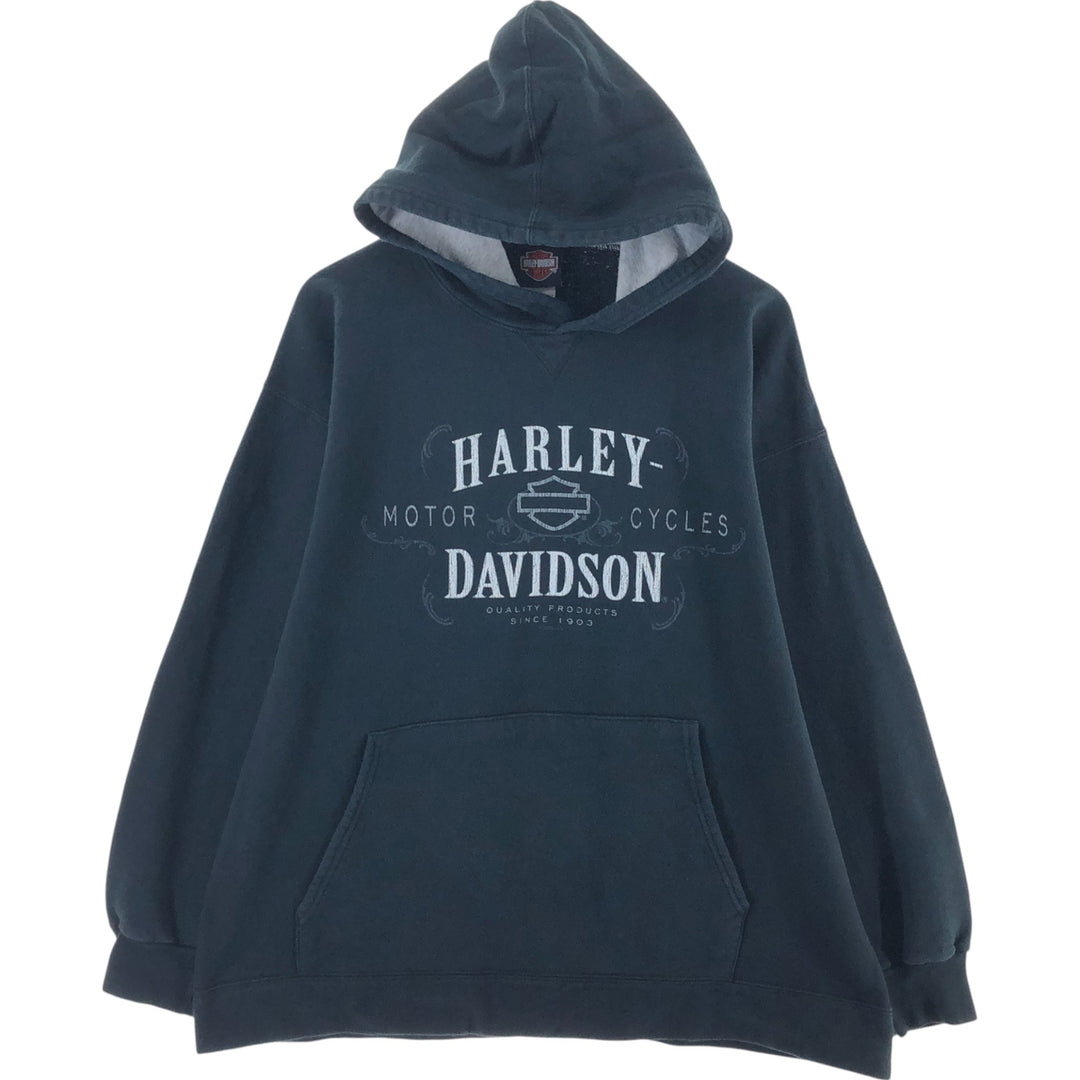 00'S Harley-Davidson Advertising Sweat Pullover Hoodie Men's L size / eaa505274