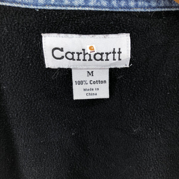 Carhartt Long Sleeve Denim Shirt Men's Medium Size / eaa505299