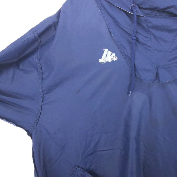 90'S Adidas hooded warm-up pullover, men's XL size, vintage / eaa505302