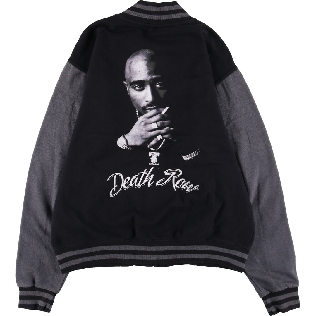 FDM 2pac Twopac Back Print Sweatshirt Varsity Jacket Men's XL /eaa505379