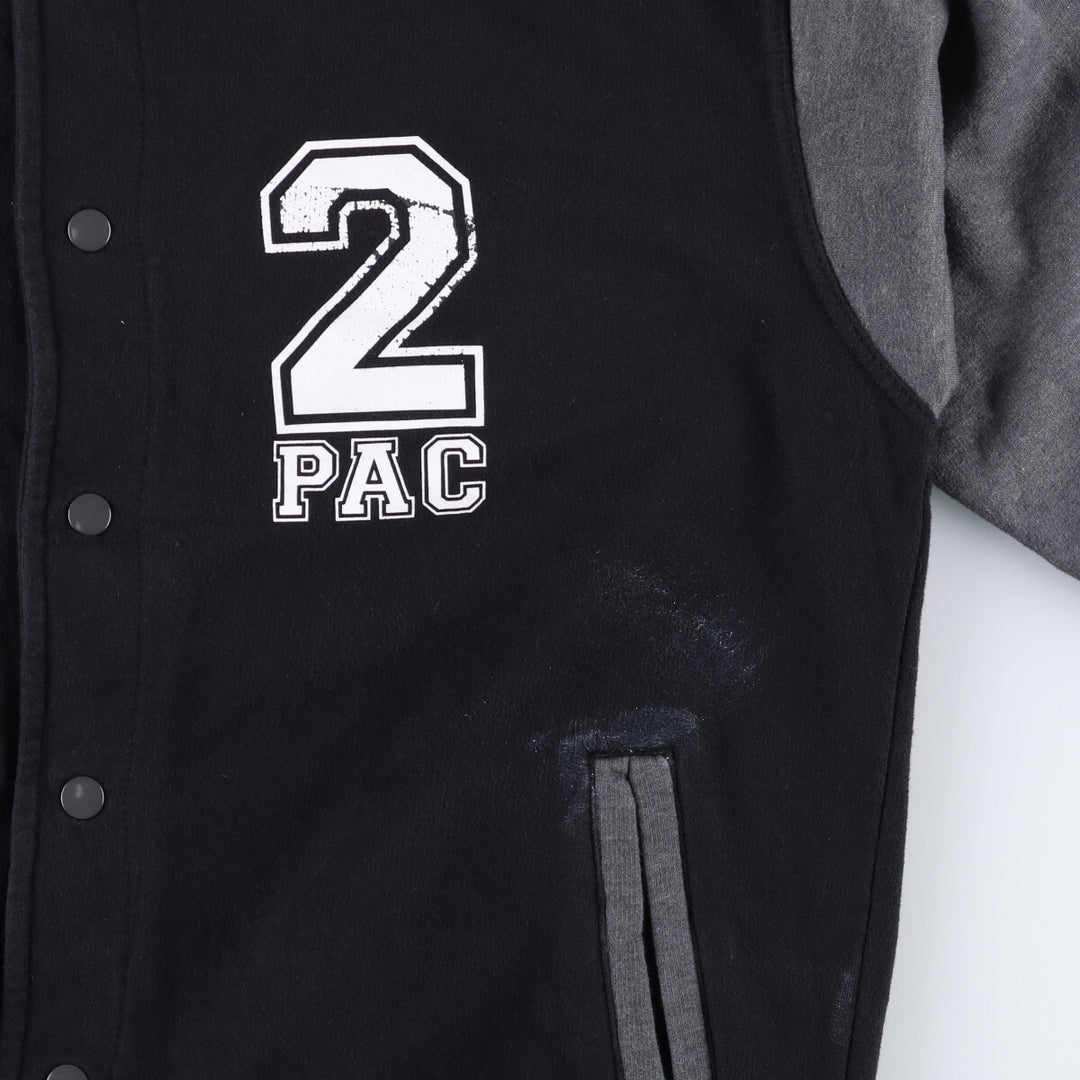 FDM 2pac Twopac Back Print Sweatshirt Varsity Jacket Men's XL /eaa505379