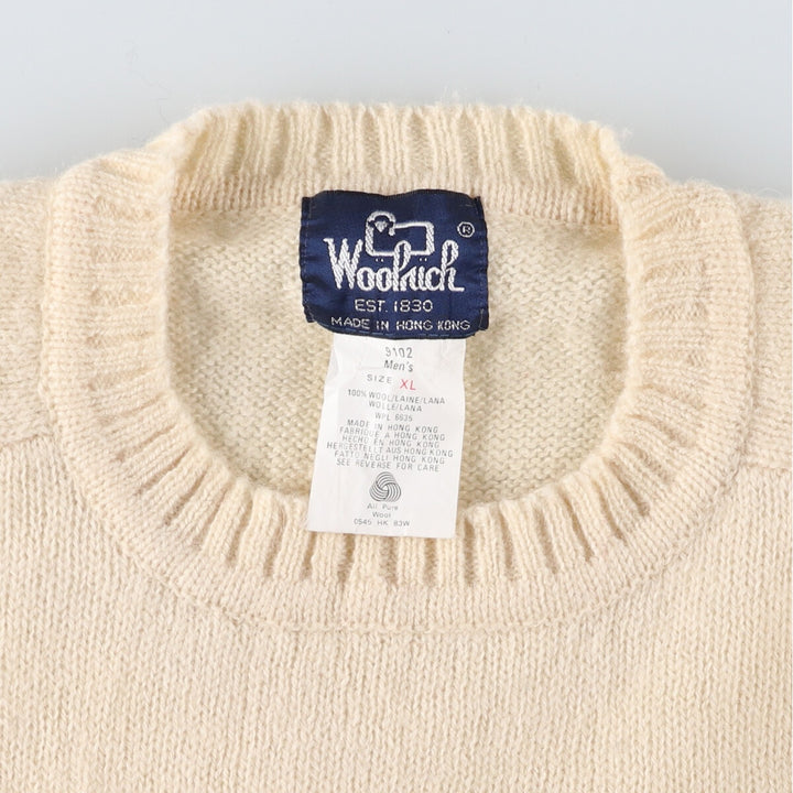 80'S WOOLRICH Wool knit sweater Men's XL size Vintage /eaa505413