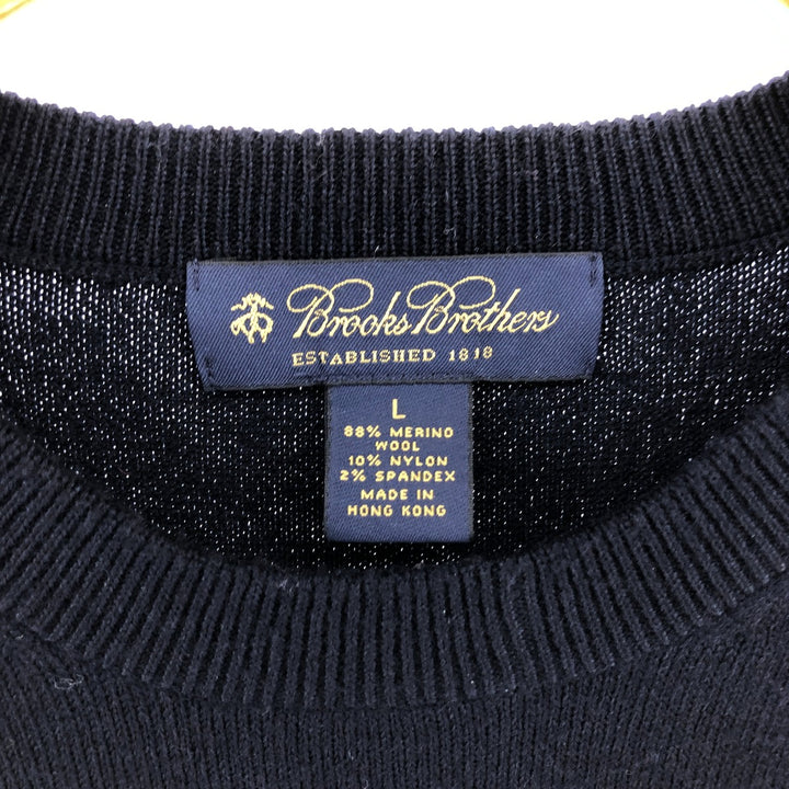 Brooks Brothers Est.1818 Merino wool knit sweater, men's size L / eaa505422