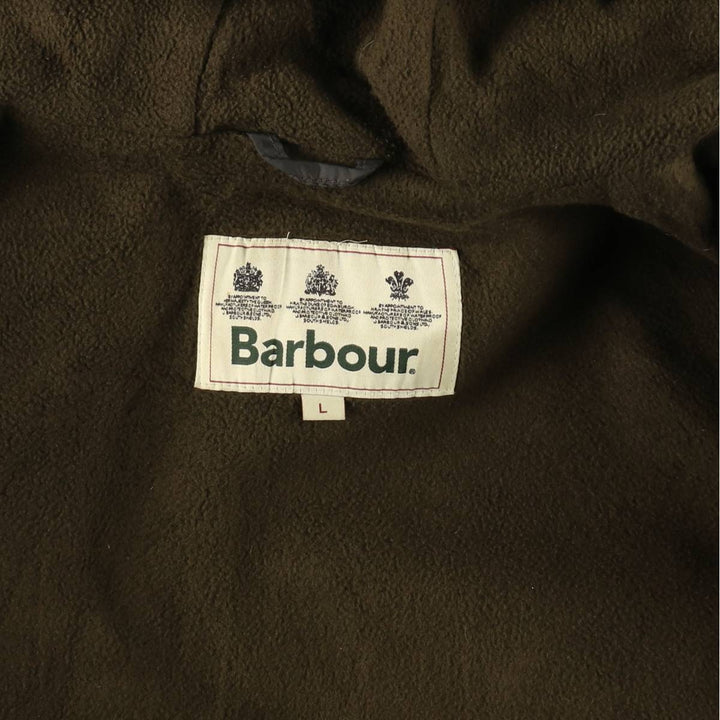 Barbour WINTER DURHAM Hooded Waxed Cotton Oiled Jacket Men's L size / eaa505497