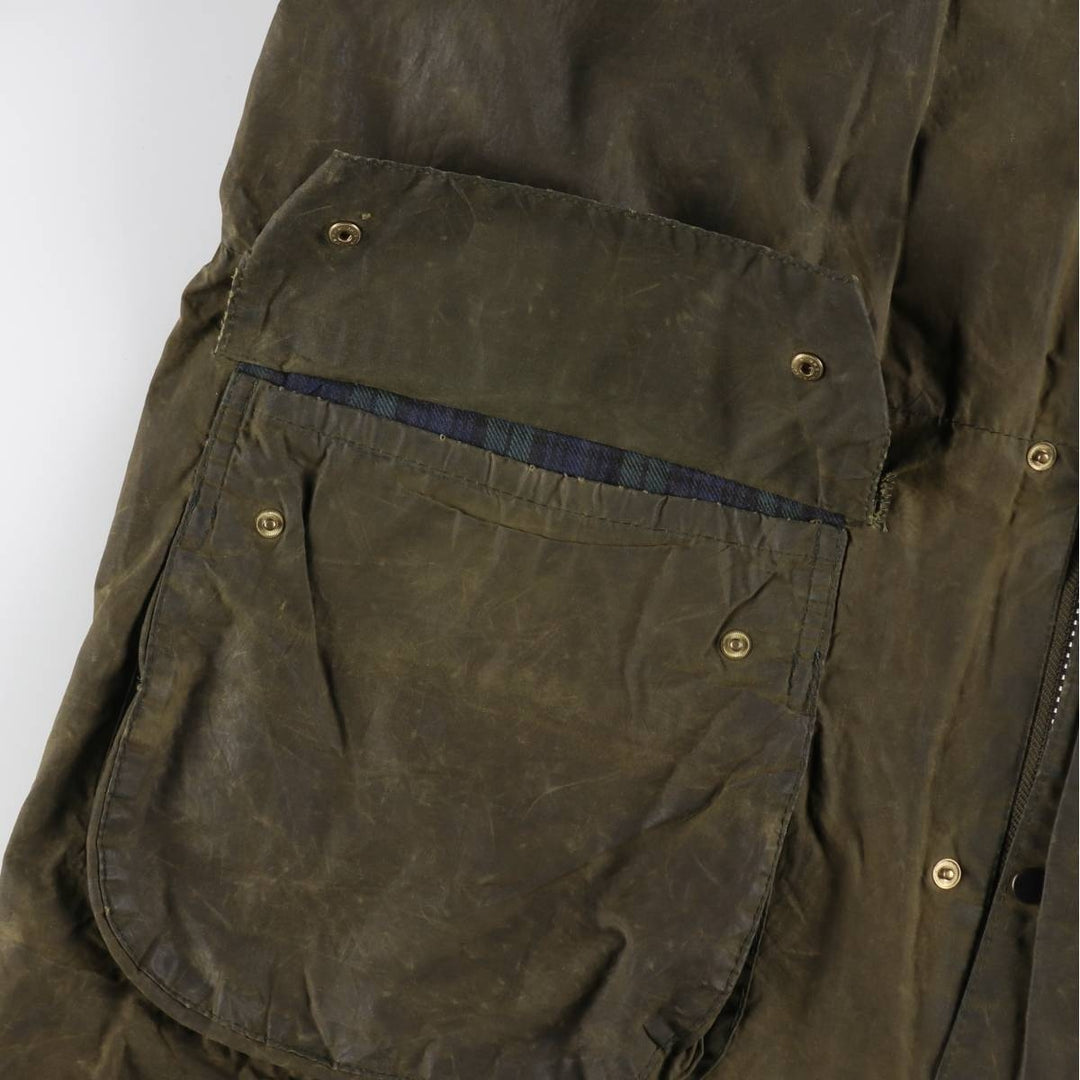 90'S Barbour DURHAM 3 Warrant waxed cotton oiled jacket made in England C36 men's size S vintage /eaa505499