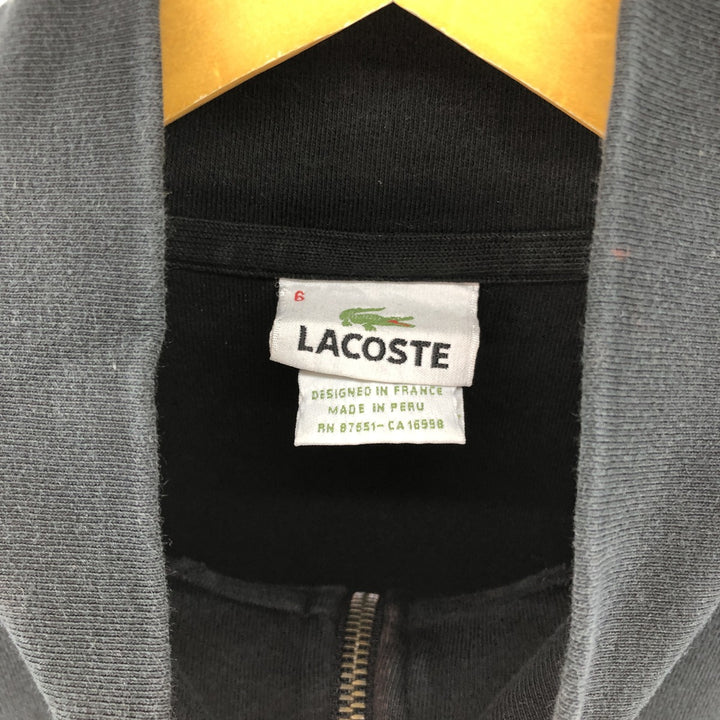 00s~ Lacoste LACOSTE Half-Zip Sweatshirt Trainer 6 Men's L equivalent /eaa505513