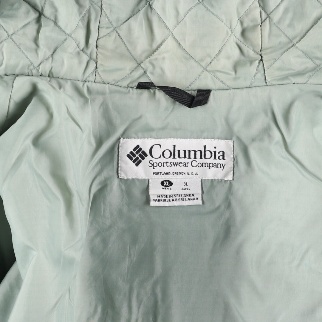 90'S Columbia CONVERT padded mountain parka, shell jacket, puffer jacket, men's XL size / eaa505535