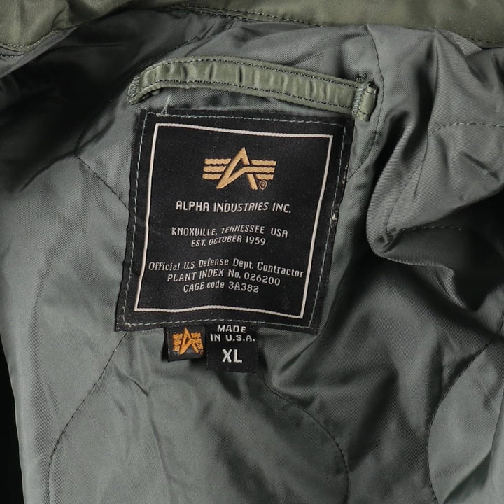 Civilian goods 90s~ Alpha ALPHA CWU-45/P type military flight jacket made in USA men's XL equivalent vintage /eaa505570